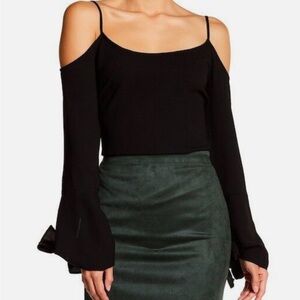 NEW - BCBG Nicholette Top black Women’s Size XS